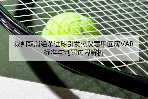 裁判取消绝杀进球引发热议意甲回应VAR标准与判罚边界解析